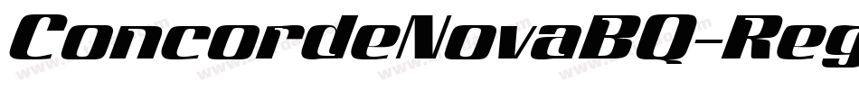 ConcordeNovaBQ-Regular字体转换