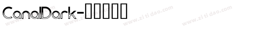 CanalDark字体转换
