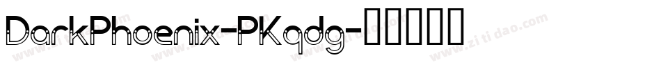 DarkPhoenix-PKqdg字体转换
