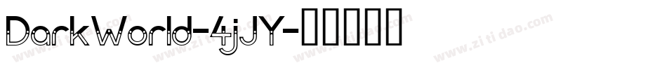 DarkWorld-4jJY字体转换