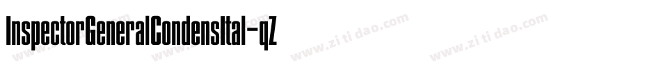 InspectorGeneralCondensItal-qZ280字体转换