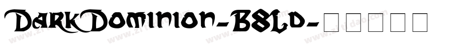 DarkDominion-B8Ld字体转换