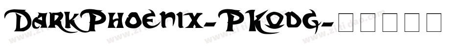 DarkPhoenix-PKqdg字体转换