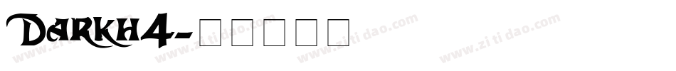 Darkh4字体转换