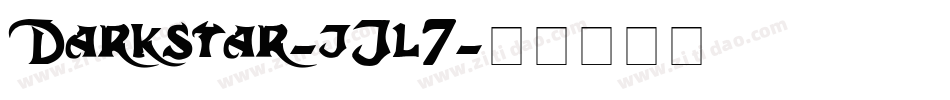 Darkstar-jJl7字体转换