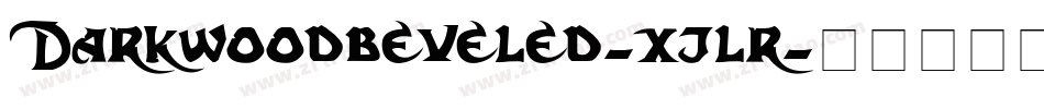 Darkwoodbeveled-xjlr字体转换