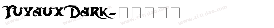 TuyauxDark字体转换