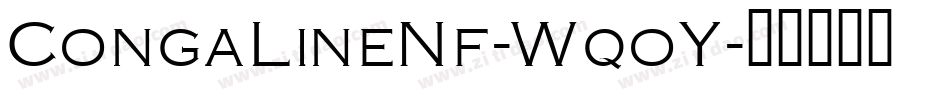 CongaLineNf-WqoY字体转换