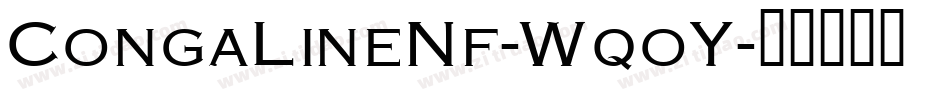 CongaLineNf-WqoY字体转换