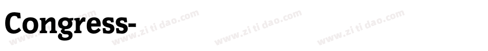Congress字体转换