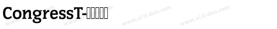 CongressT字体转换