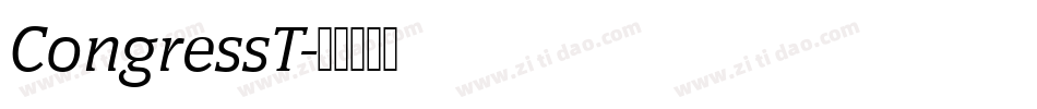 CongressT字体转换