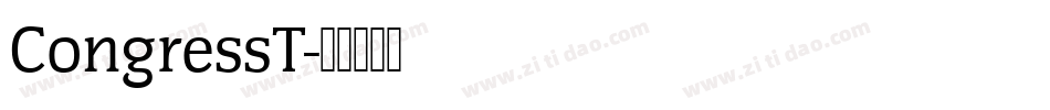 CongressT字体转换