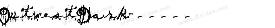 OutwestDark字体转换