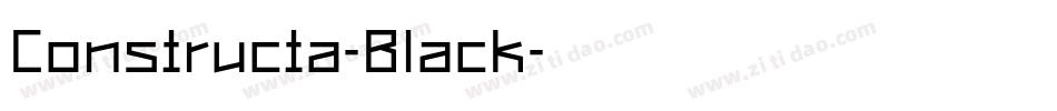 Constructa-Black字体转换