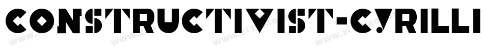 Constructivist-Cyrillic字体转换 Constructivist-Cyrillic字体转换