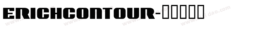 ErichContour字体转换