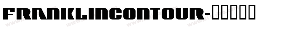 FranklinContour字体转换