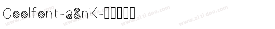 Coolfont-a8nK字体转换