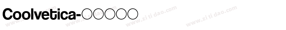 Coolvetica字体转换