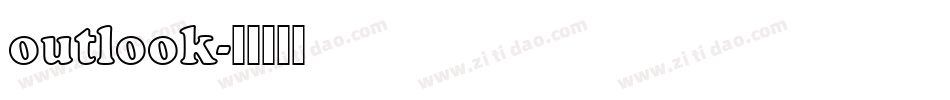 outlook字体转换
