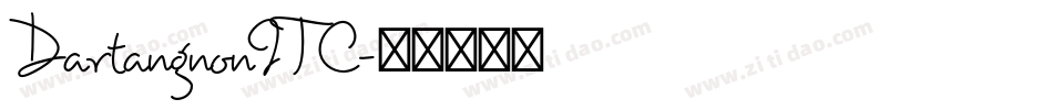 DartangnonITC字体转换