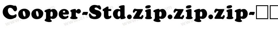 Cooper-Std.zip.zip.zip字体转换