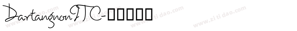 DartangnonITC字体转换