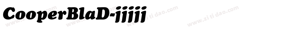 CooperBlaD字体转换