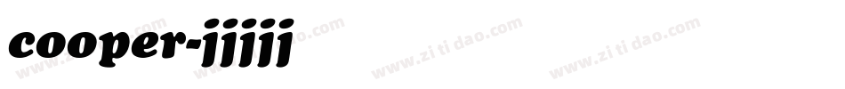 cooper字体转换