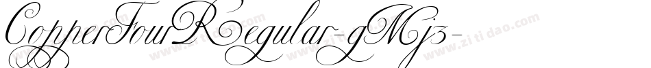 CopperFourRegular-gMj3字体转换