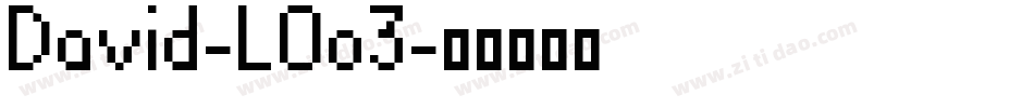 David-LOo3字体转换