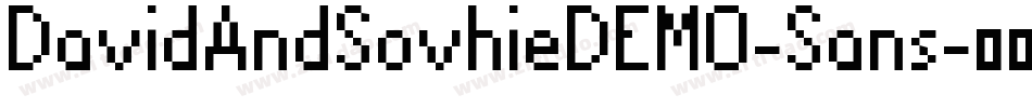 DavidAndSovhieDEMO-Sans字体转换 DavidAndSovhieDEMO-Sans字体转换