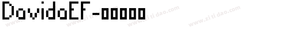 DavidaEF字体转换