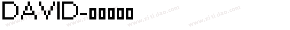 DAVID字体转换