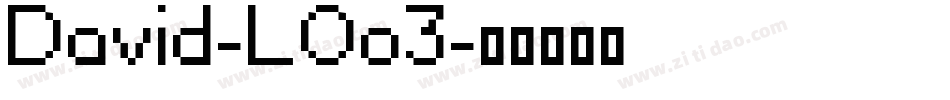 David-LOo3字体转换