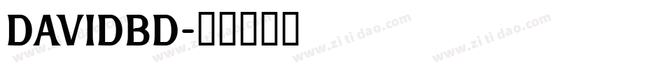 DAVIDBD字体转换