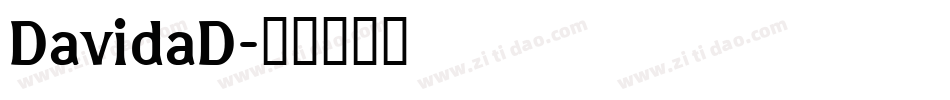 DavidaD字体转换