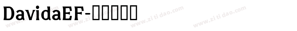 DavidaEF字体转换