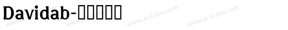 Davidab字体转换
