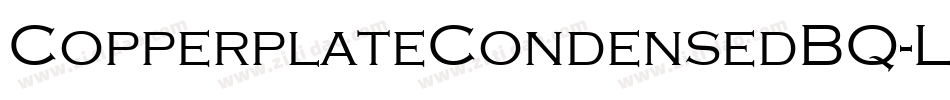 CopperplateCondensedBQ-Light字体转换