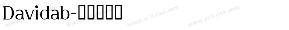 Davidab字体转换