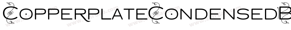 CopperplateCondensedBQ-Light字体转换