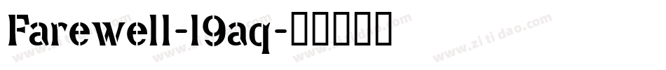 Farewell-l9aq字体转换
