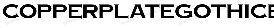 CopperplateGothicBT-Bold字体转换