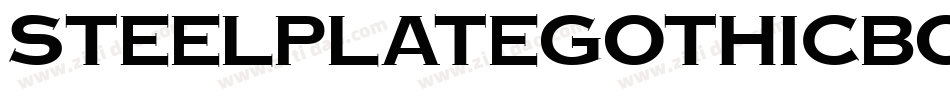SteelplateGothicBold字体转换