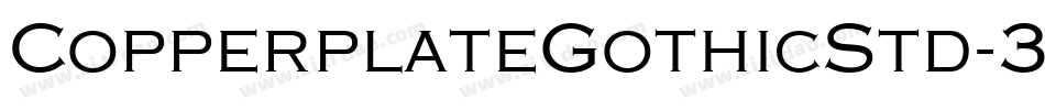 CopperplateGothicStd-31AB字体转换