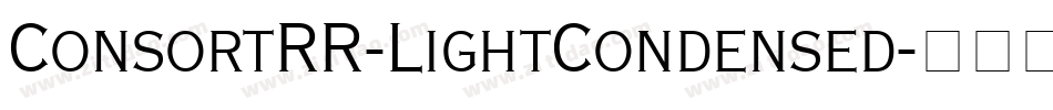 ConsortRR-LightCondensed字体转换