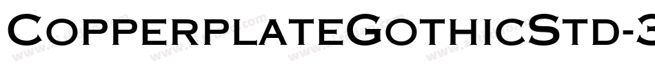 CopperplateGothicStd-31BC字体转换