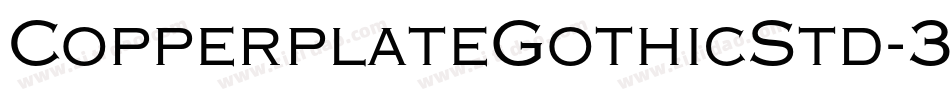 CopperplateGothicStd-32AB字体转换